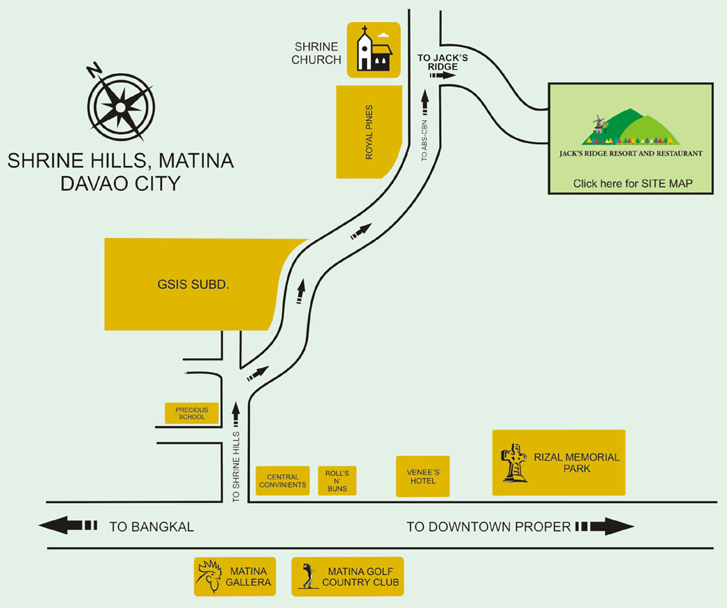 Jack's Ridge location map